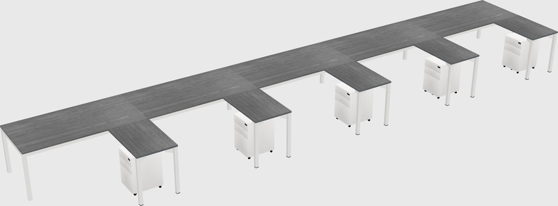 L-shaped desk