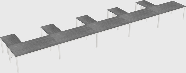 L-shaped desk
