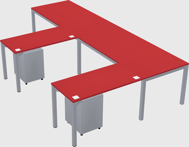 L-shaped desk