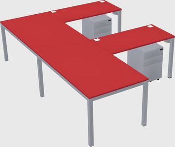 L-shaped desk