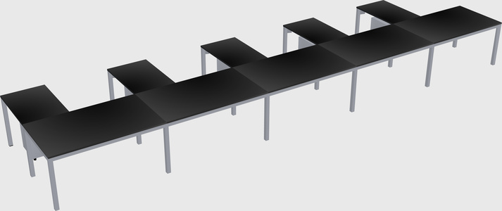 L-shaped desk