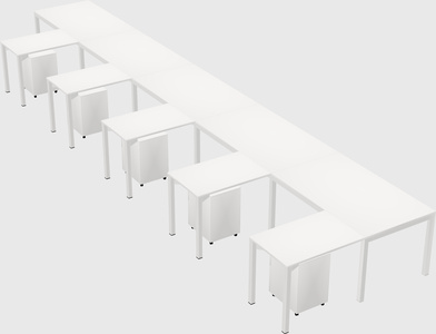 L-shaped desk