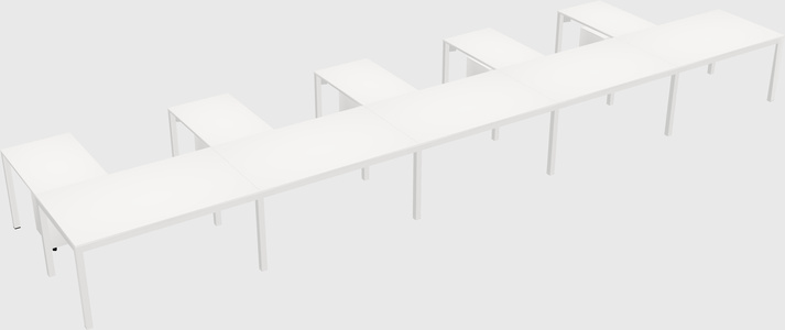 L-shaped desk