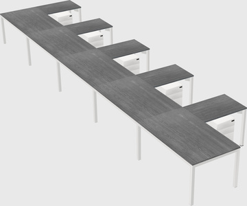 L-shaped desk