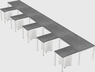 L-shaped desk