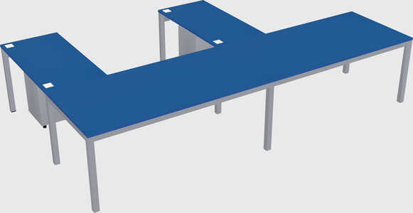 L-shaped desk