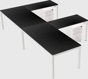 L-shaped desk