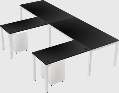 L-shaped desk