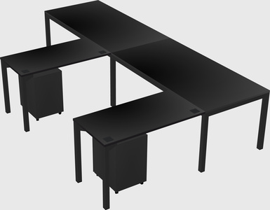 L-shaped desk