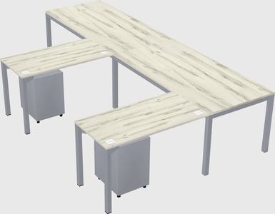 L-shaped desk