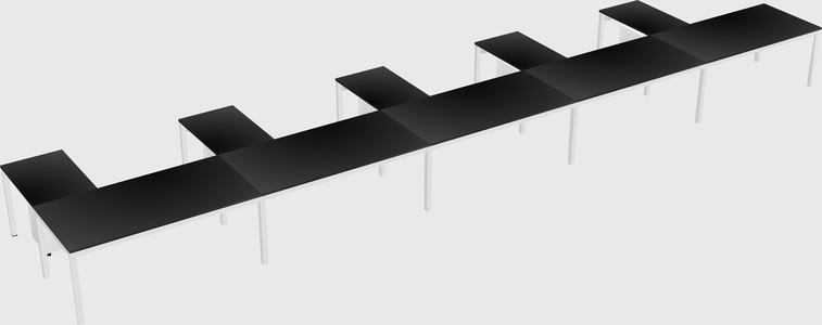 L-shaped desk