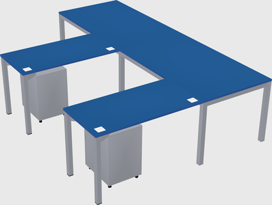 L-shaped desk