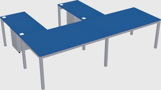 L-shaped desk