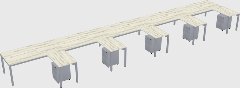 L-shaped desk