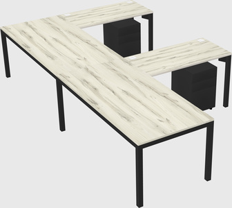 L-shaped desk