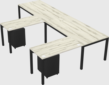 L-shaped desk