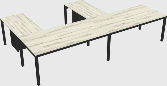 L-shaped desk