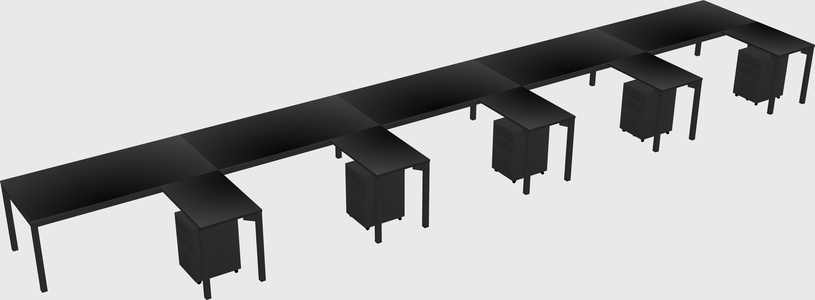 L-shaped desk