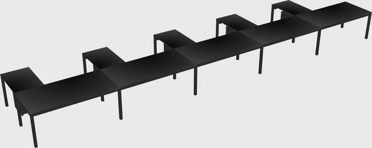 L-shaped desk