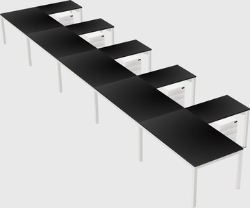 L-shaped desk