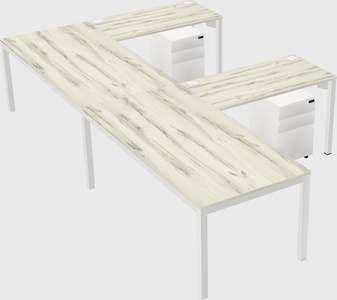 L-shaped desk