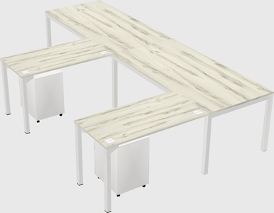 L-shaped desk