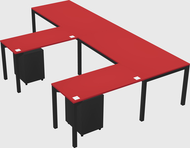L-shaped desk