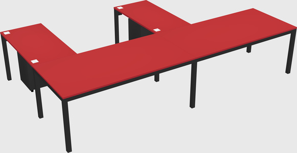 L-shaped desk