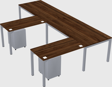 L-shaped desk