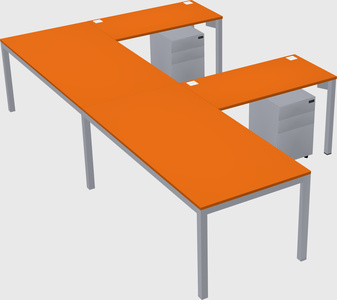 L-shaped desk