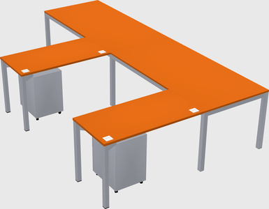 L-shaped desk