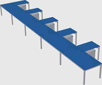 L-shaped desk