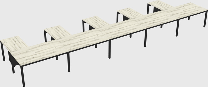 L-shaped desk