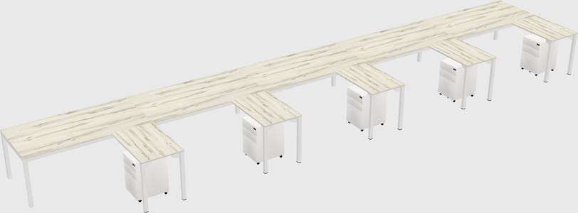 L-shaped desk