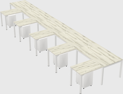 L-shaped desk