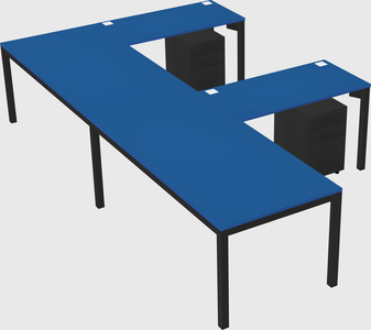 L-shaped desk