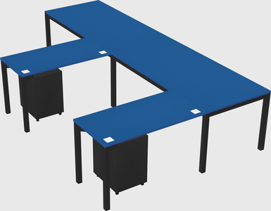 L-shaped desk