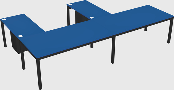 L-shaped desk