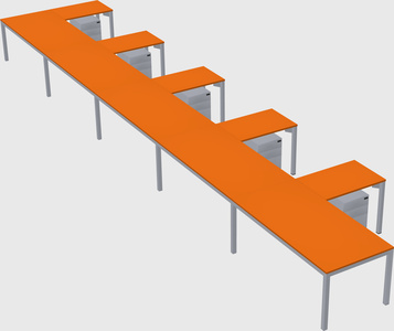 L-shaped desk