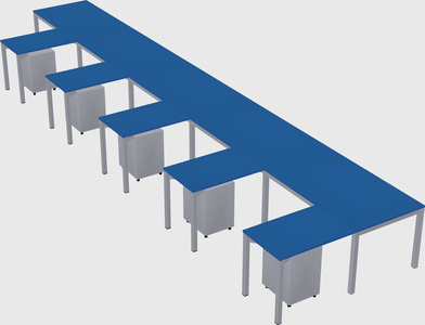 L-shaped desk