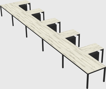 L-shaped desk