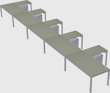 L-shaped desk