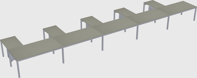 L-shaped desk