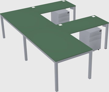 L-shaped desk
