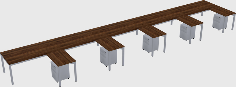 L-shaped desk