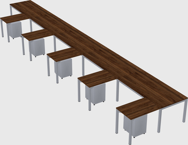 L-shaped desk