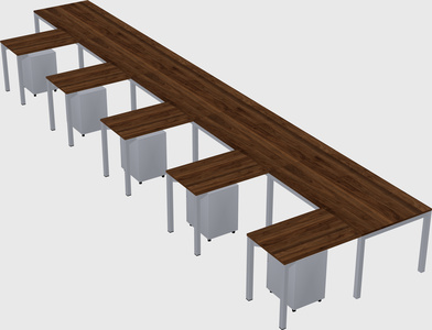 L-shaped desk