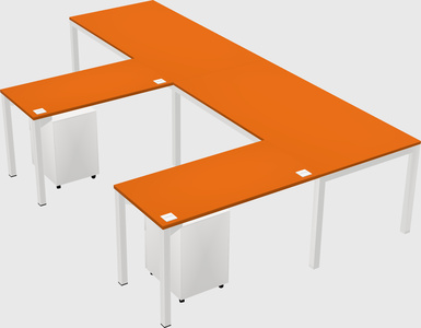 L-shaped desk