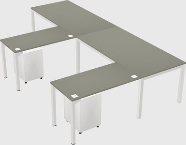 L-shaped desk
