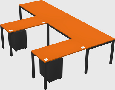 L-shaped desk
